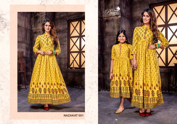 Nazakat Vol 2 By Paavi Long Anarkali Kurtis Catalog
